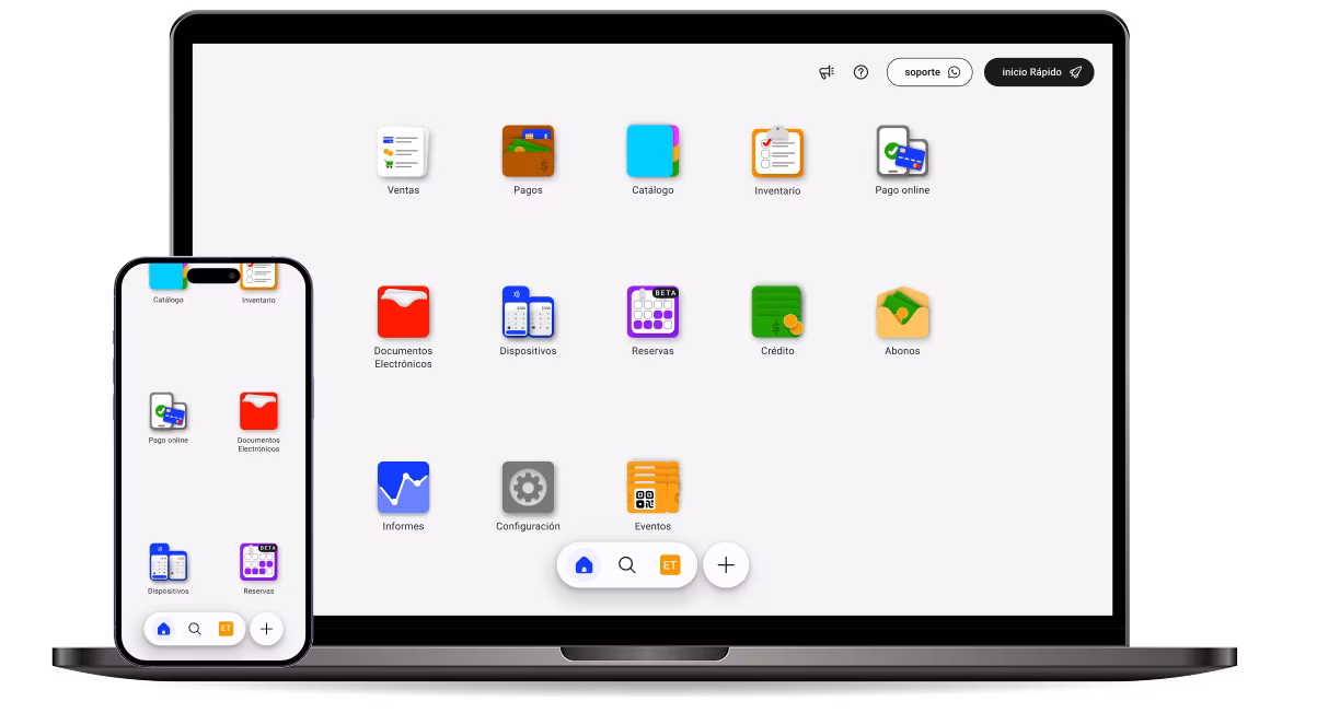Panel de administración para negocios